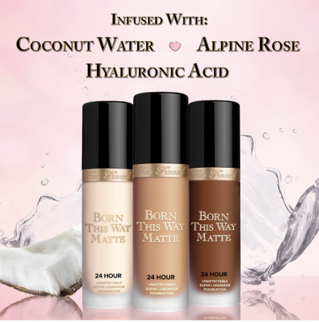 Too Faced Born This Way 24-Hour Longwear Matte Foundation